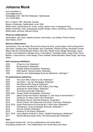 Johanna Monk: portfolio