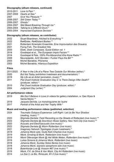 Johanna Monk: portfolio